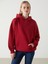 Yeni Sezon Düz Oversize Kadın Hoodie 1