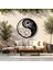 Güneş ve Ay Yin Yang Metal Tablo – 3D Gölgeli Denge Temalı Modern Duvar Dekoru 6