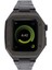Apple Watch 44MM Metal Petek Kasalı Kordon - Siyah 1