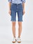 Yeni Sezon Normal Bel Bermuda Fit Kadın Jean Şort 2