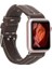 Apple Watch Uyumlu Deri Kordon 42-44-45MM Nm3-As3 Kahve 1