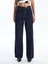 Yeni Sezon Beli Kemerli Wideleg Kadın Jean Pantolon 3