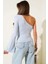 Lvsqvr Tek Omuzlu Basic Bluz Mavi T4275 (Beden: S) 3