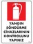 Yangın Söndürme Tüpü Uyarı Levhası 25X35 KOD:860 1