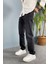 Slim Fit Siyah Taşlanmış Jean 4
