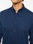 Yeni Sezon Slim Fit Uzun Kollu Desenli Armürlü Erkek Gömlek 4