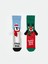 Yılbaşı Temalı Erkek Soket Çorap 2'li (W5) 4
