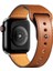 Apple Watch 38MM KR415 Luaz Deri Kordon - Kahverengi 1