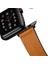 Apple Watch 42MM KR415 Luaz Deri Kordon - Kahverengi 4