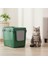 Handor Kapalı Kedi Tuvaleti XXL 57X39X43 - Yeşil 2