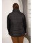 Kadın Cepli Siyah Büyük Beden Kapitone Yelek 4