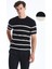 Yeni Sezon Bisiklet Yaka Kısa Kollu Çizgili Erkek Triko Kazak 1