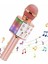 Karaoke Mikrofon Bluetooth Bağlantılı Aux Girişli Uzun Pil Ömrü Yüksek Ses Kaliteli 3