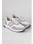 Erkek Spor Sneaker Beyaz ve Taş Rengi Ayakkabı Ortopedik Tabanlı D011 2