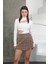 Lvsqvr Iki Düğmeli Şort Etek Vizon H26414 (Beden: S) 5