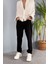 Siyah Boyfriend Jean - Kot Pantolon 5