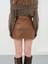 Kontrast Deri Etek Kahve W260015 5