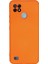 Realme C21 Kılıf Nano Içi Kadife Silikon - Turuncu 1