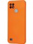Realme C21 Kılıf Nano Içi Kadife Silikon - Turuncu 3