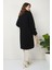 Peluş Düğmeli Astarlı Kadın Mont KS2544 Siyah - 44 4