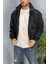Büyük Cep Detaylı Siyah Mont 4