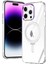 Iphone 15 Pro Kılıf Mudo Magneticsafe Standlı Kapak - Şeffaf 1