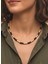 Çelik Çubuk Kolye Siyah Minimalist Choker Kararmaz Kadın Takı 1