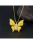 14 Ayar Altın Kelebek Kolye 2