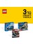 City Polis Macera 3’lü Özel Set Paket (Polis Araba + Polis Motosikletli Kovalamaca + Mini Formu 1
