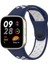Xiaomi Redmi Watch 3 Spor Delikli Kordon - Lacivert-Beyaz 1