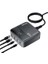 65W Masaüstü 4 Portlu Hızlı Şarj Cihazı Istasyonu 2xusb-A, 2xtype-C Giriş,1,5 Mt. Kablo 3