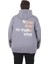 Büyük Beden Kapüşonlu Sweat Double Face Never 25706 Fume 3