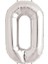 Ieg® 0 Rakam Folyo Balon Gümüş 40 Inç (4887) 1