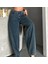 Baggy Kar Yıkama Yeşil Tint Jeans Pantolon D2007 4