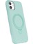 Apple Iphone 11 Regal Magsafe Standlı Kapak - Su Yeşili 1