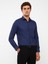 Yeni Sezon Slim Fit Uzun Kollu Armürlü Erkek Gömlek 1
