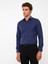 Yeni Sezon Slim Fit Uzun Kollu Armürlü Erkek Gömlek 2