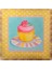 Decotown Duvar Panosu 40*40 Cup Cake Muffin Motifli Duvar Süsü 2