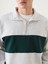 Yeni Sezon Dik Yaka Uzun Kollu Renk Bloklu Erkek Sweatshirt 3