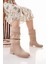 Nrtmsa Plod Bej Süet Çizme (Numara: 39) 1