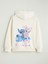 Yeni Sezon Stitch ve Angel Baskılı Kız Çocuk Kalın Sweatshirt 1