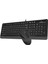 A4 Tech F1010 Kablolu USB Standart Gri Q Klavye Mouse 2