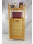 2 Organizer Raflı Ahşap Bambu Çek-Aç Kirli Sepeti 3