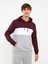 Yeni Sezon Uzun Kollu Renk Bloklu Erkek Hoodie 1