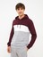 Yeni Sezon Uzun Kollu Renk Bloklu Erkek Hoodie 2