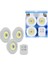 Ieg® 3lü Uzaktan Kumandalı Yapışkanlı Kablosuz LED Spot Lambalar (4887) 1