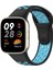 Xiaomi Redmi Watch 3 Spor Delikli Kordon - Siyah-Mavi 1