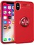 Ieg iPhone Xs Kılıf Range Yüzüklü Silikon - Kırmızı 1
