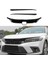 Honda Civic Fe1 Ön Panjur Kaplama Piano Black 3 Parça 2022- 1