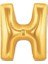 Ieg® H Harf Folyo Balon Altın Renk 40 Inç (4887) 1